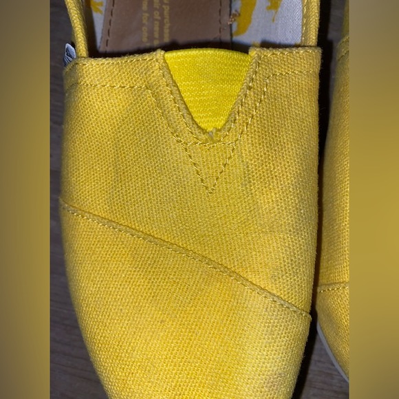Toms canvas yellow espadrilles - Picture 7 of 7